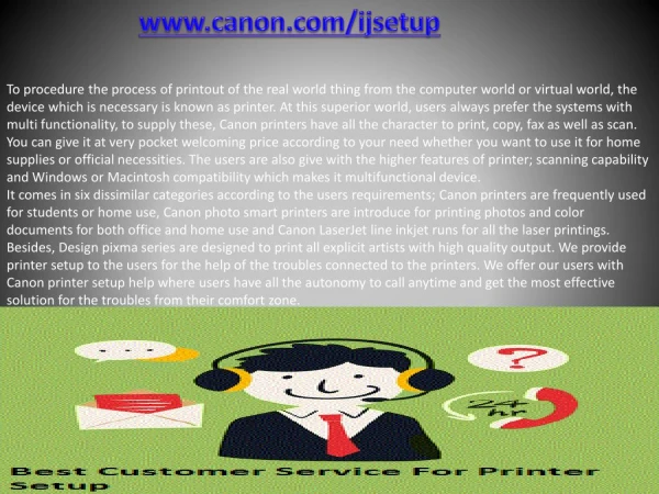 www.canon.com/ijsetup - Install Canon printer Setup | canon.com/ijsetup