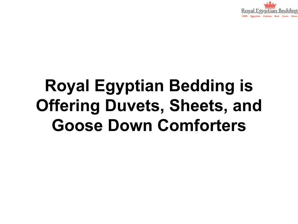 royal egyptian bedding is offering duvets sheets
