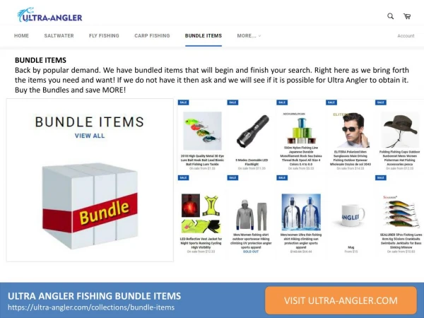 Ultra Angler Fishing Bundle Collections