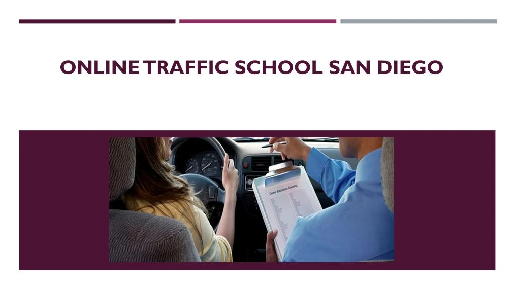 online traffic school san diego
