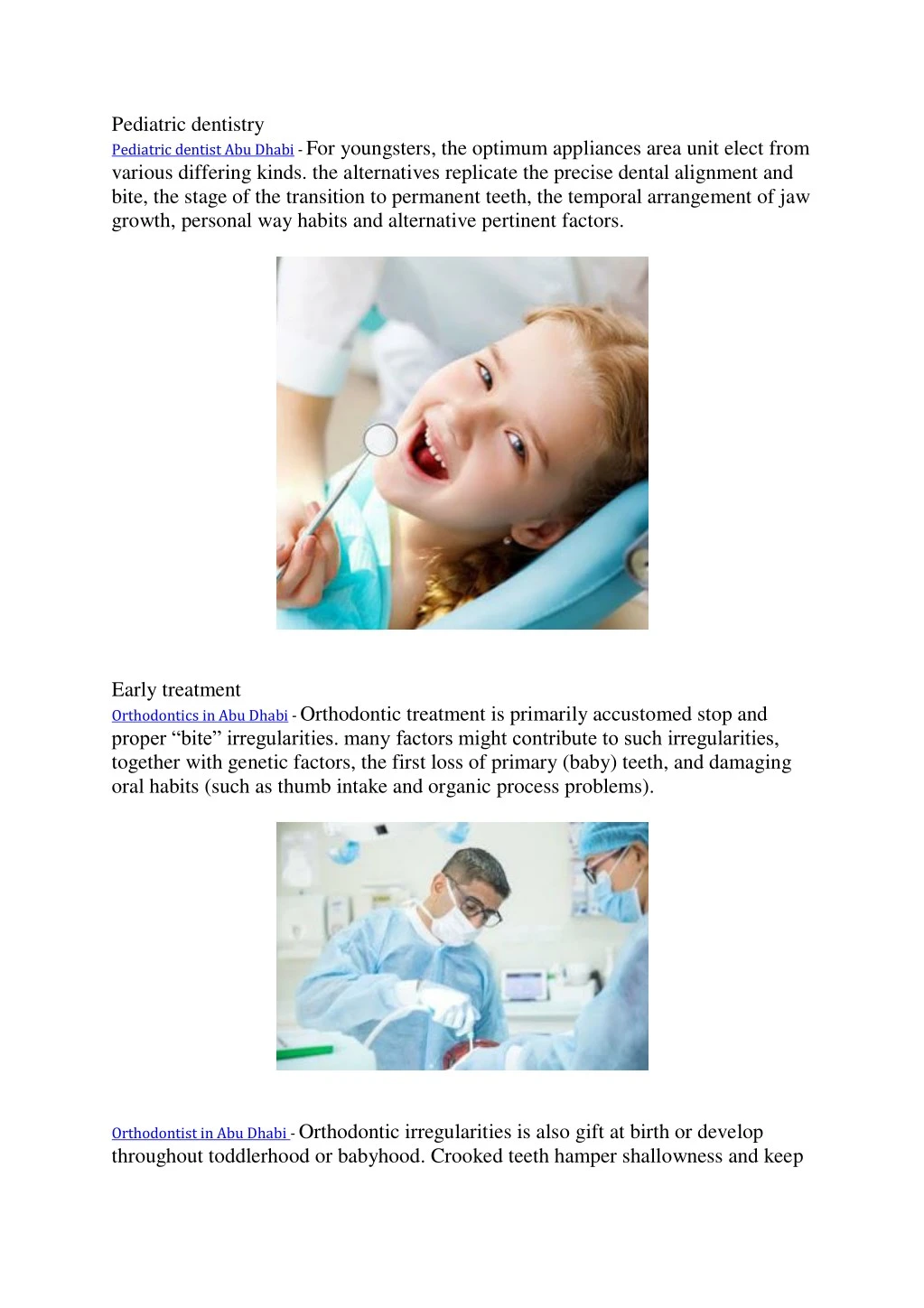 pediatric dentistry pediatric dentist abu dhabi