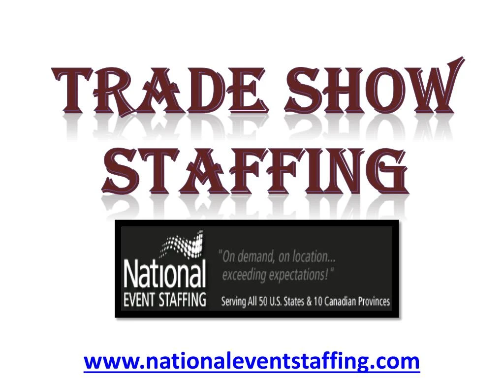 trade show staffing