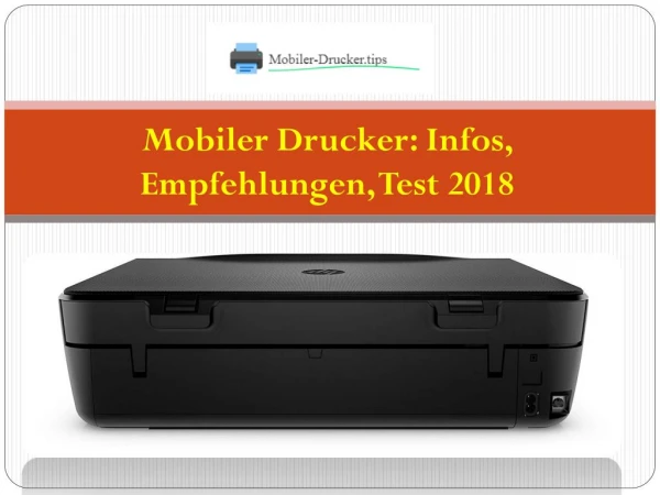 Mobiler Drucker: Infos, Empfehlungen, Test 2018