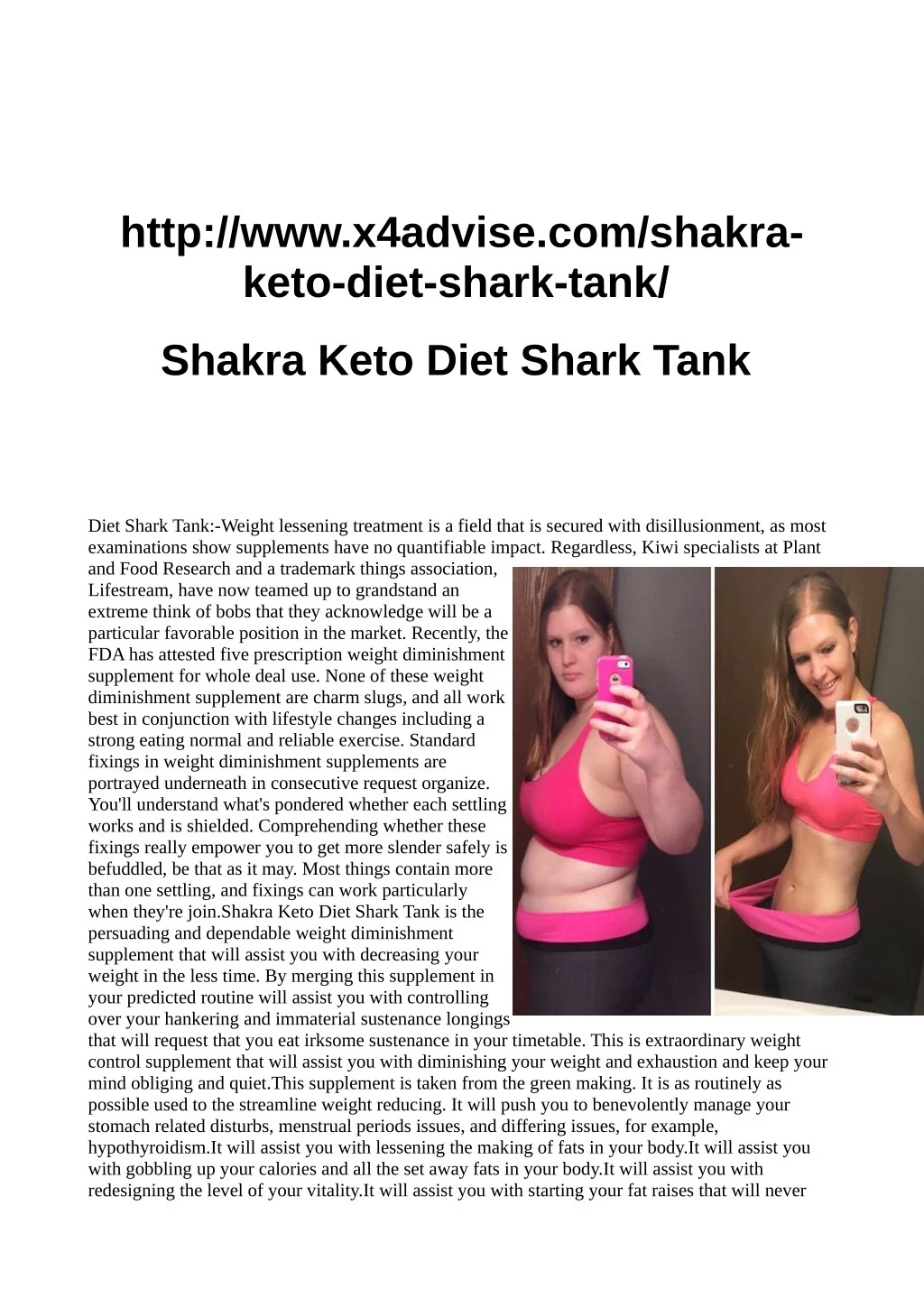 http www x4advise com shakra keto diet shark tank