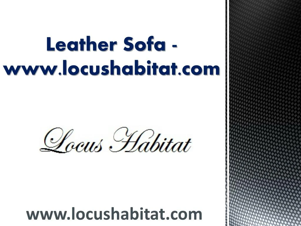 leather sofa www locushabitat com