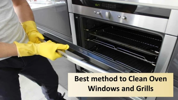Important Oven cleaning steps for you