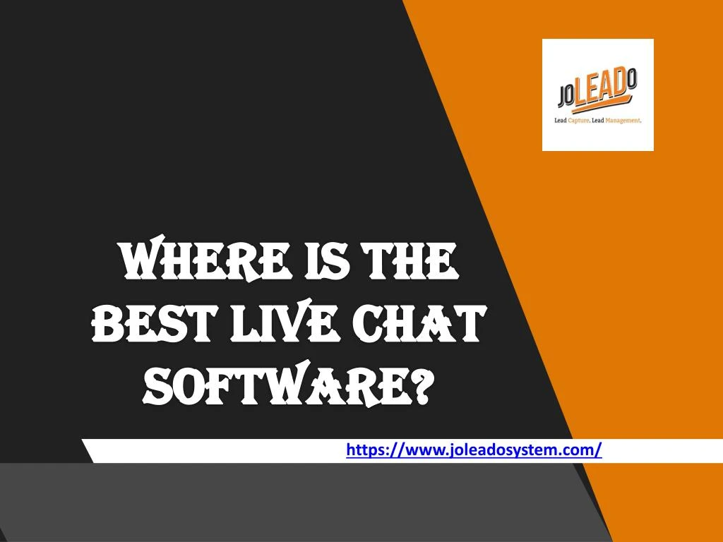 where is the best live chat software