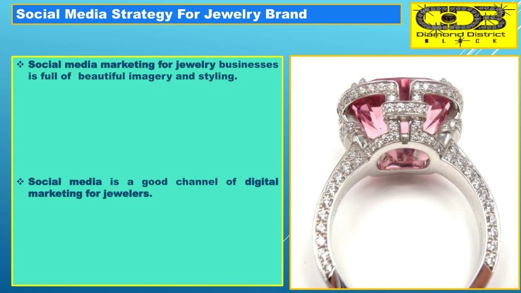 social media strategy for jewelry brand