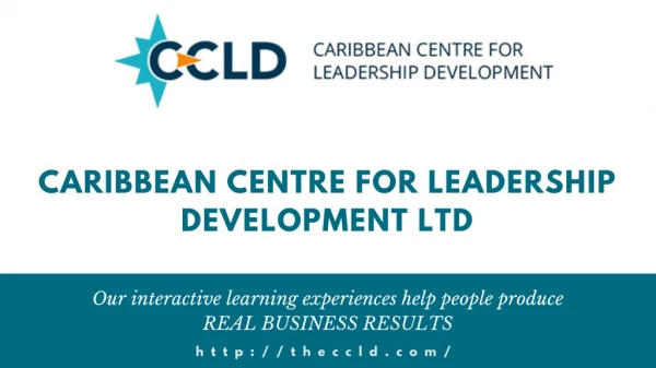 Caribbean Centre for Leadership Development Ltd. (CCLD)