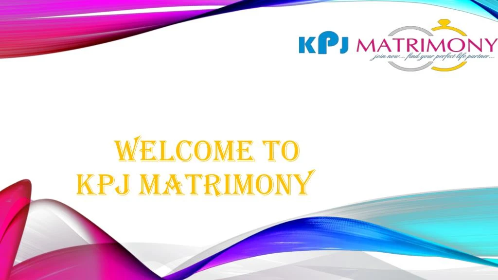welcome to kpj matrimony