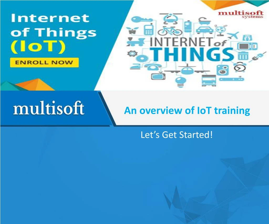 an overview of iot training