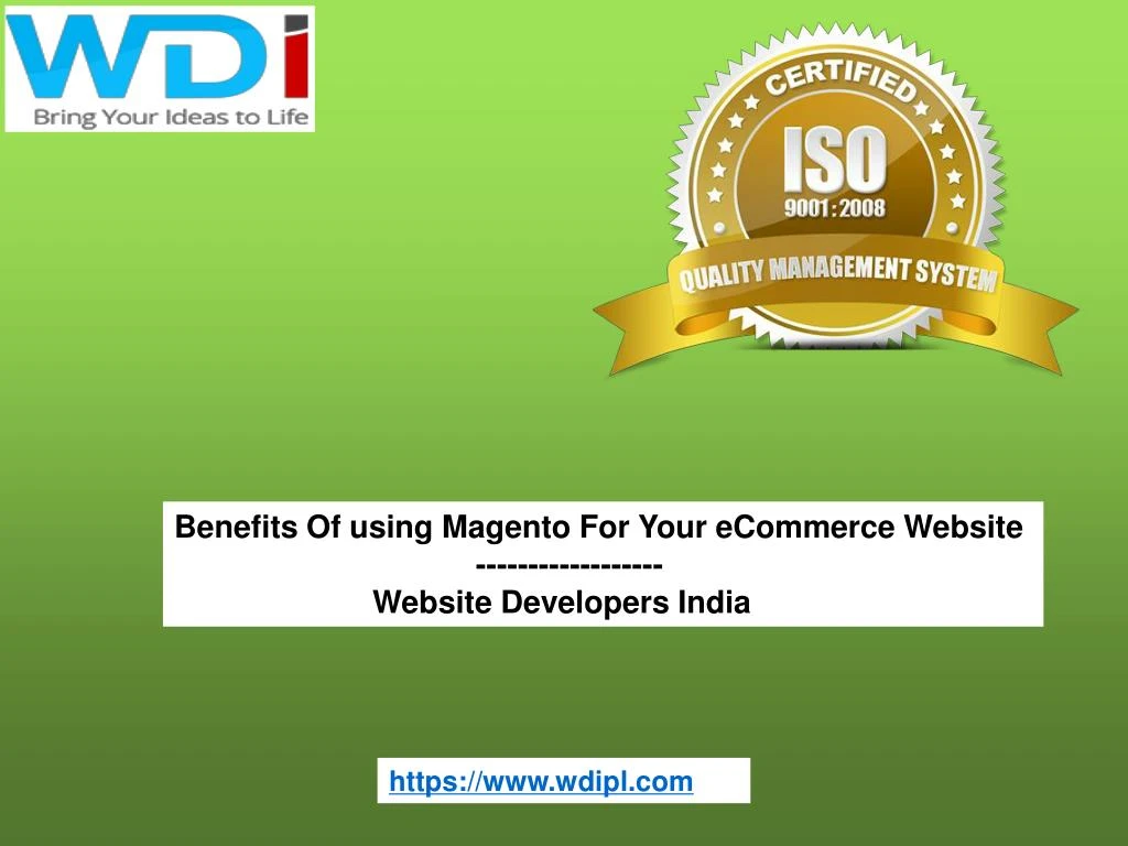 benefits of using magento for your ecommerce