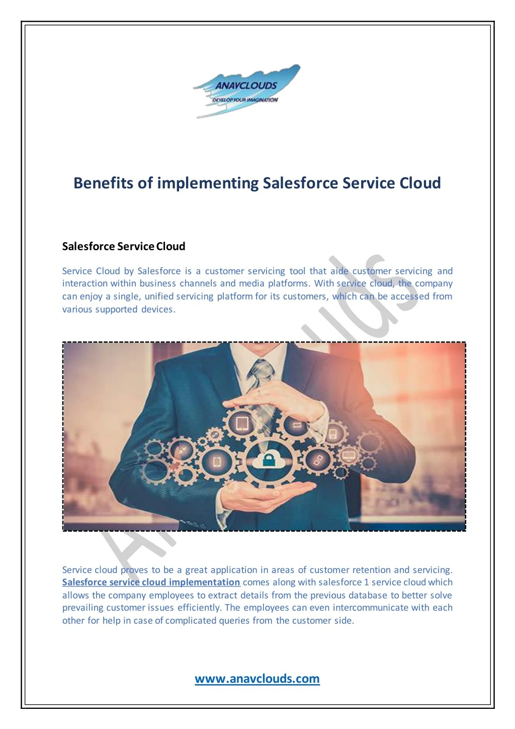 benefits of implementing salesforce service cloud