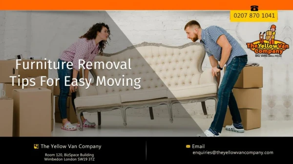 Furniture Removal Tips For Easy Moving