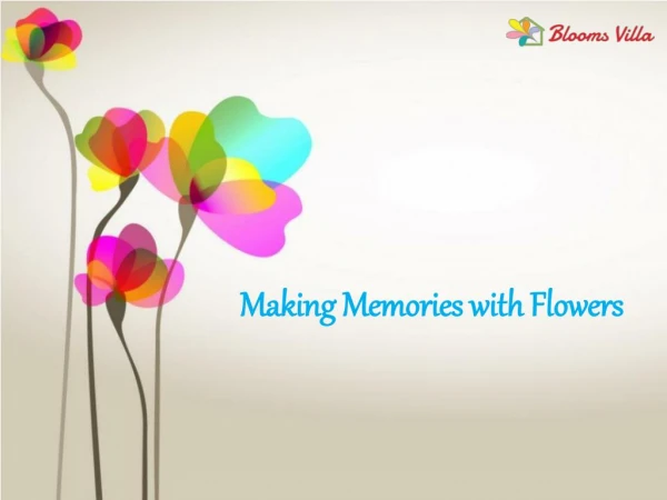Making Memories with Online Flowers Delivery
