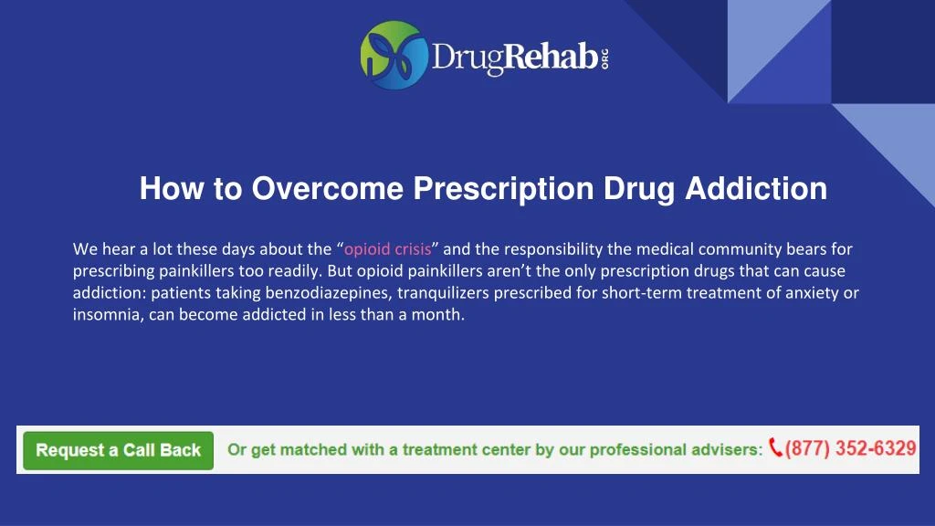 how to overcome prescription drug addiction