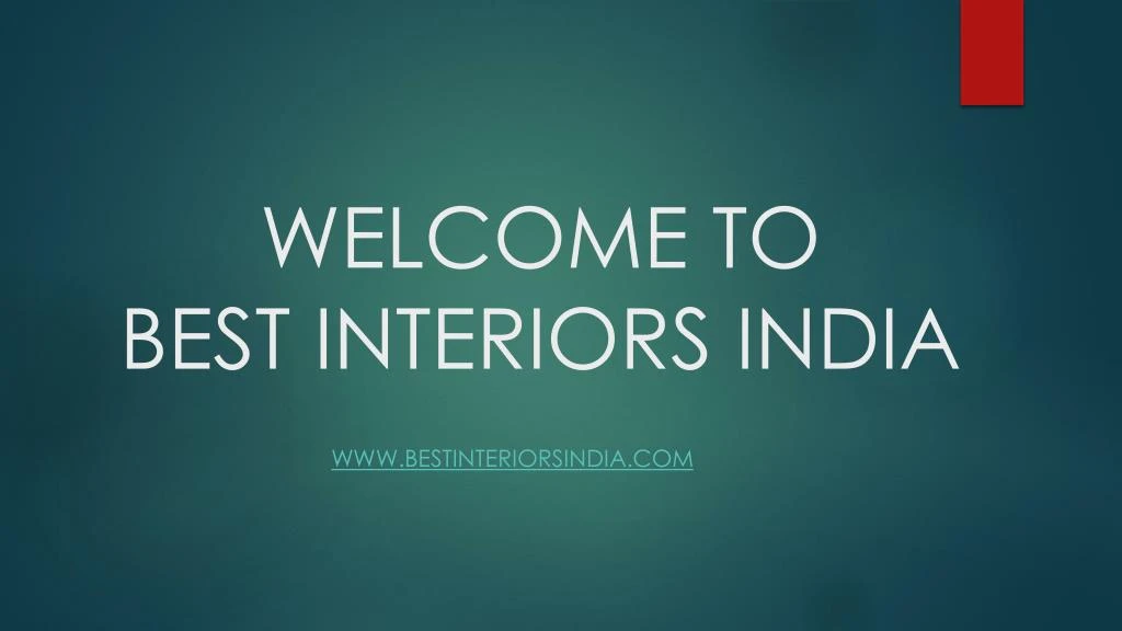 welcome to best interiors india