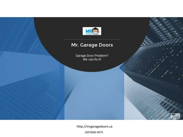 Garage Door Installation Services in Calgary