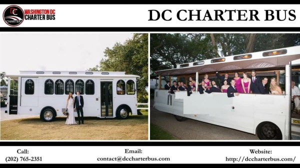 Worthy Charter Bus rental of DC for Your Wedding Road Trip