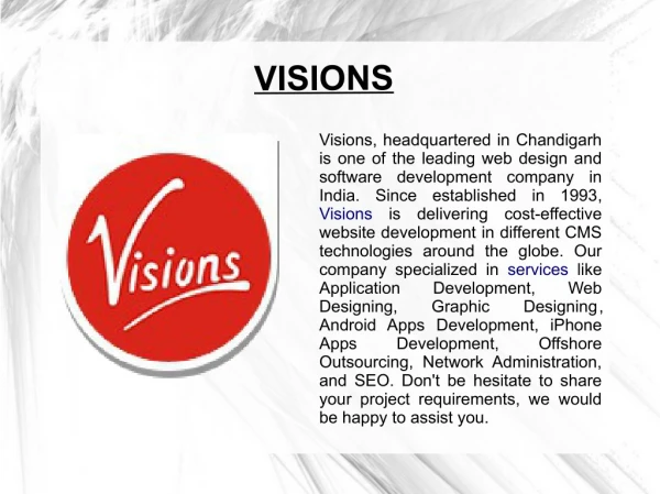 Web Design Services Agency India