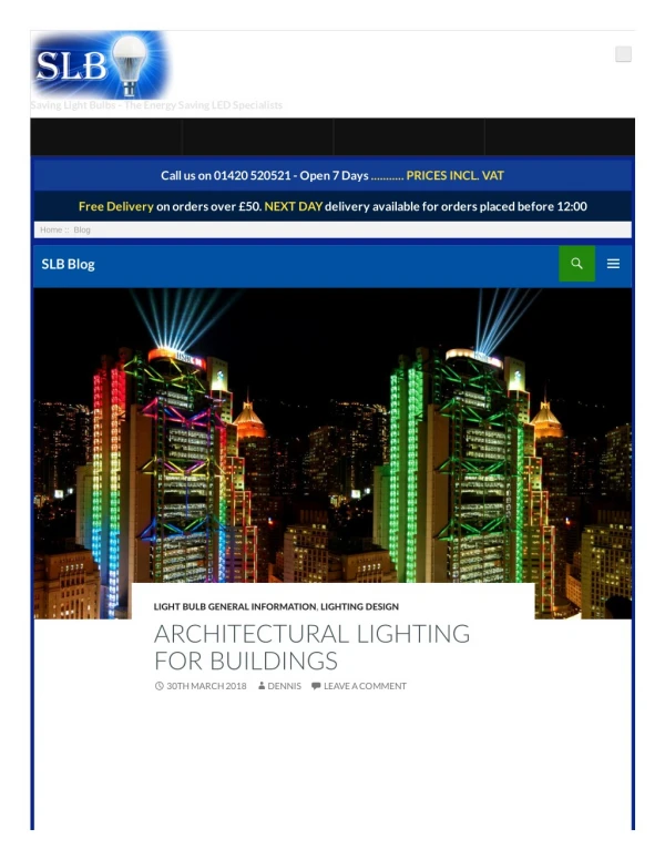 ARCHITECTURAL LIGHTING FOR BUILDINGS