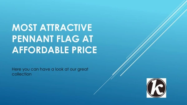 Most Attractive Pennant Flag at Affordable Price