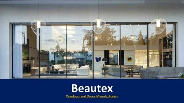 Beautex - Products offered
