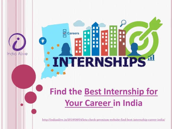 Internship 2018: Let’s Find the Best Internship for Your Career in India - India Alive
