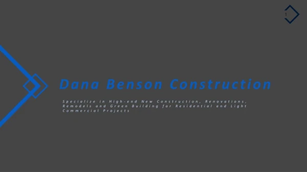 Dana Benson Construction - Westlake Village, CA
