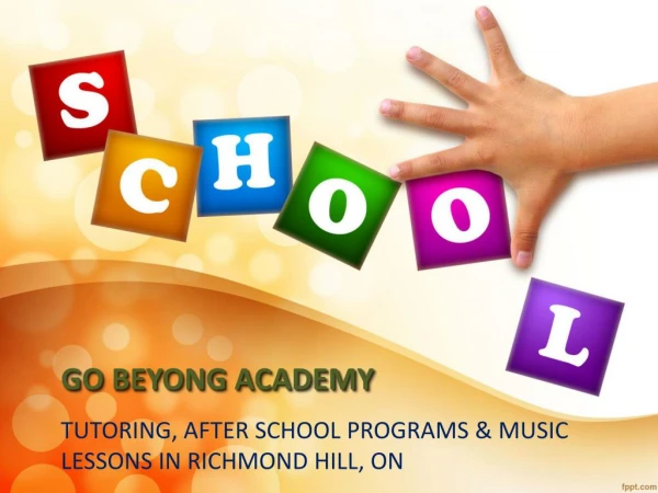 TUTORING, AFTER SCHOOL PROGRAMS & MUSIC LESSONS IN RICHMOND HILL, ON