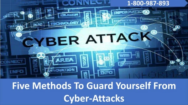 Five Methods To Guard Yourself From Cyber-Attacks
