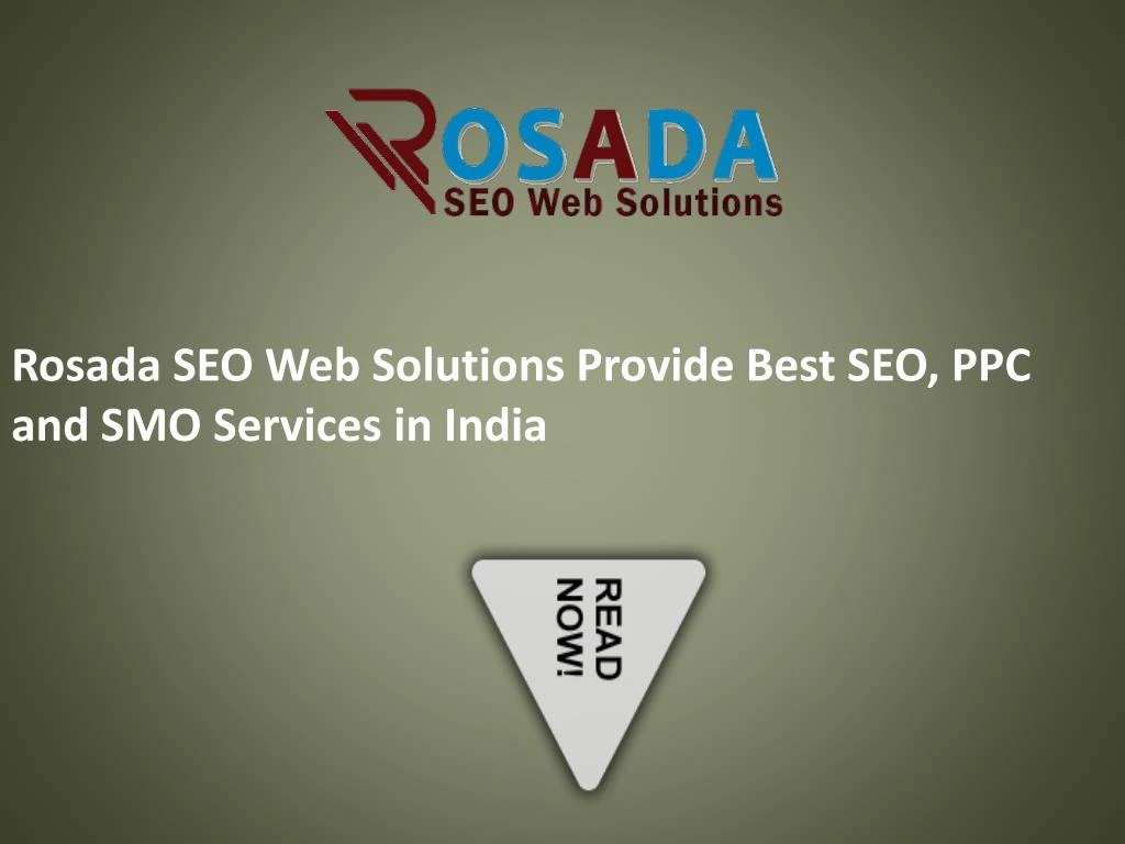 rosada seo web solutions provide best
