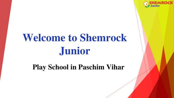 Shemrock Junior: Best Preschool in Paschim Vihar For 2 Years Old Child