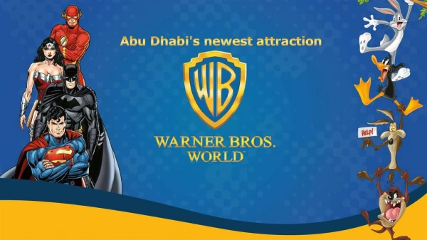Abu Dhabi's newest attraction: Warner Bros World Theme Park