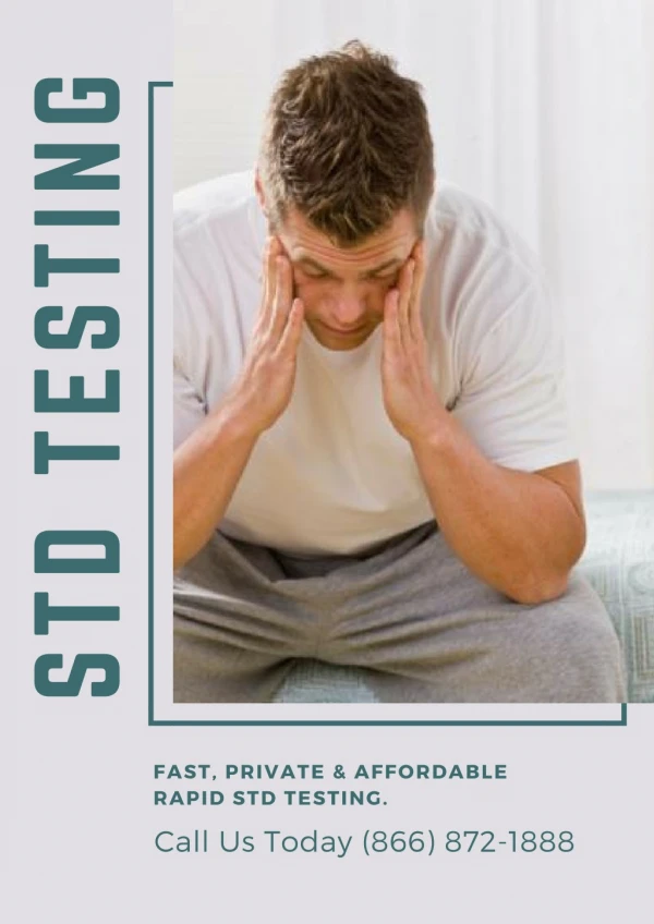 Rapid STD Testing: STD Testing - Fast HIV Testing