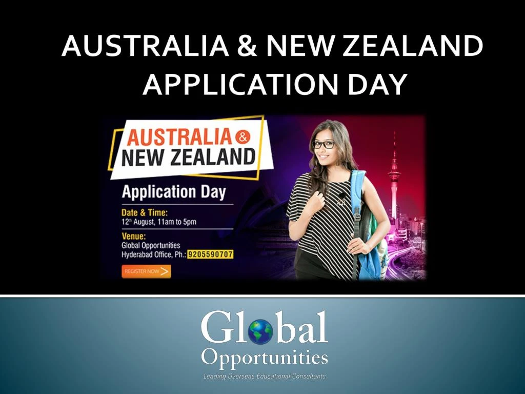 australia new zealand application day