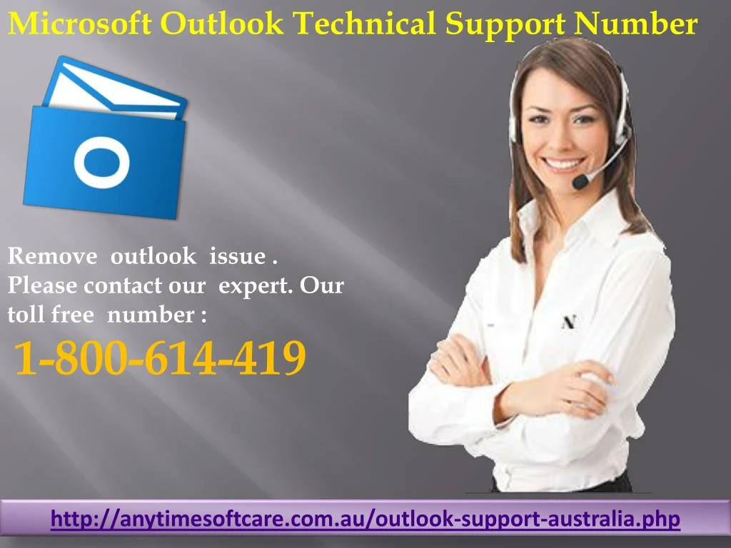 microsoft outlook technical support number