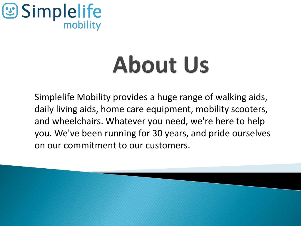 simplelife mobility provides a huge range
