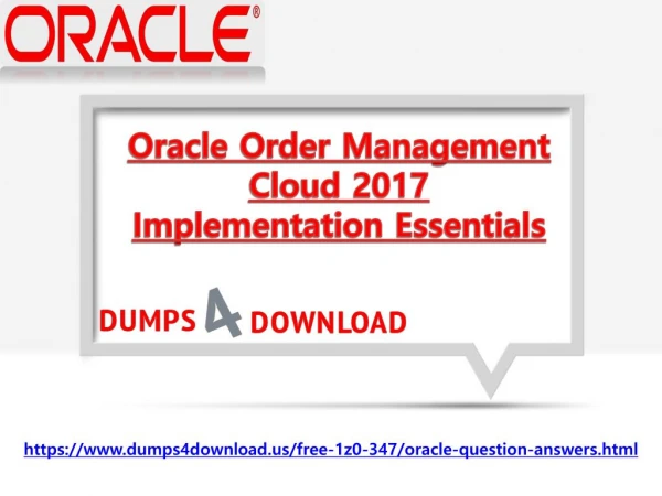 August 2018 1z0-347 Exam Real Question Answers - Oracle 1z0-347 Braindumps