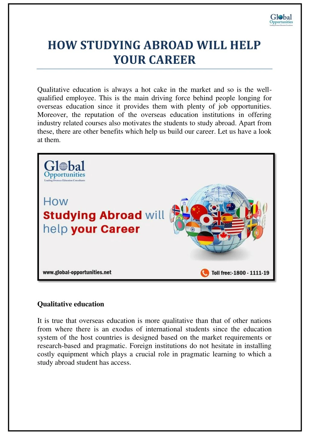 how studying abroad will help your career