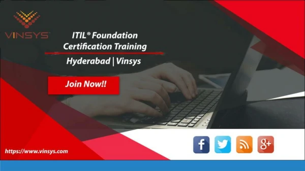 ITIL Foundation Certification Training Course Hyderabad | Vinsys