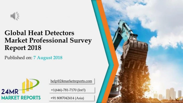Global Heat Detectors Market Professional Survey Report 2018