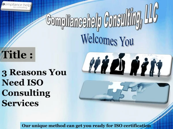 3 Reasons You Need ISO Consulting Services