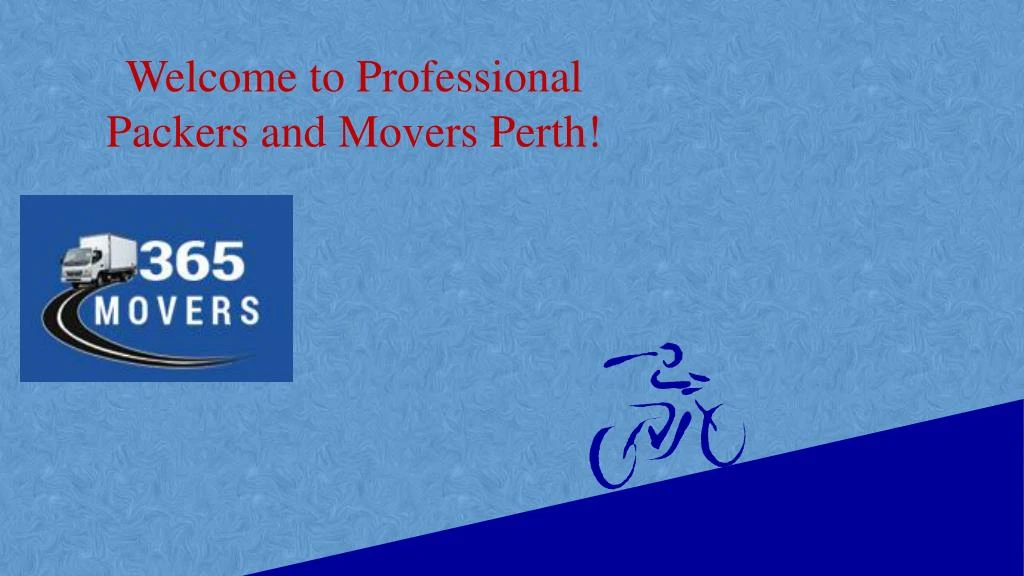 welcome to professional packers and movers perth
