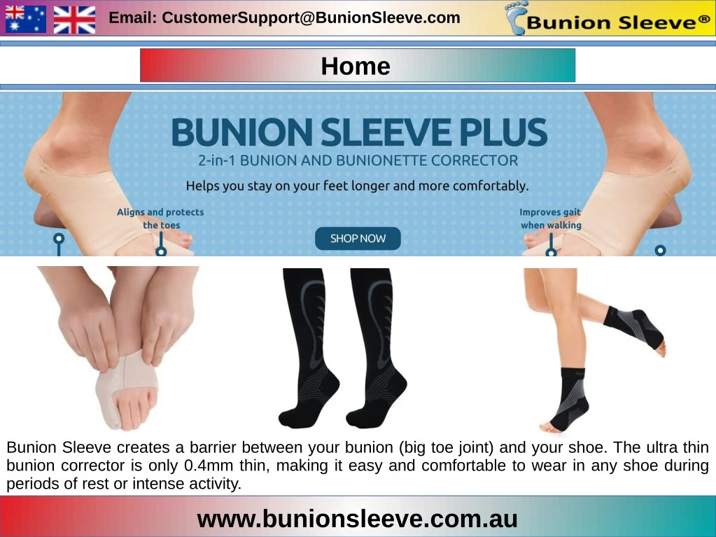email customersupport@bunionsleeve com