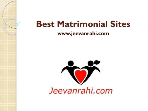 Best Matrimonial Sites