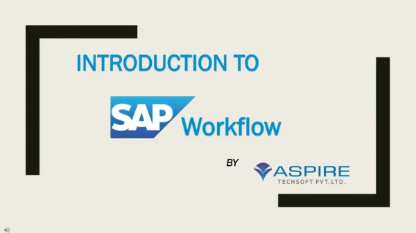 Introduction to SAP Workflow - Learning, Career & Jobs