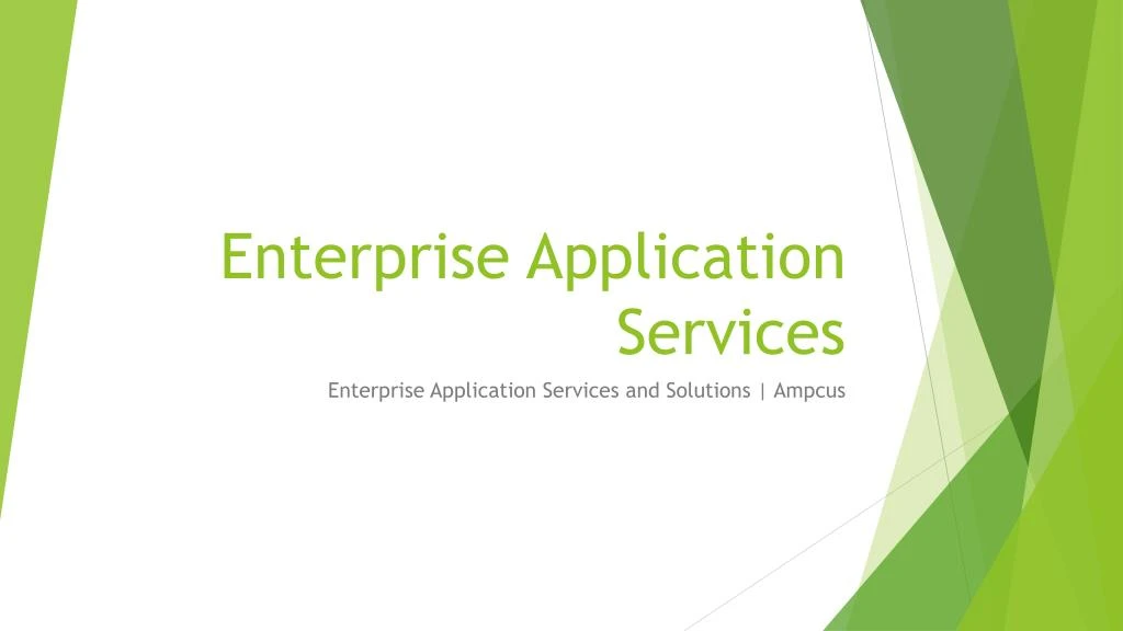 enterprise application services