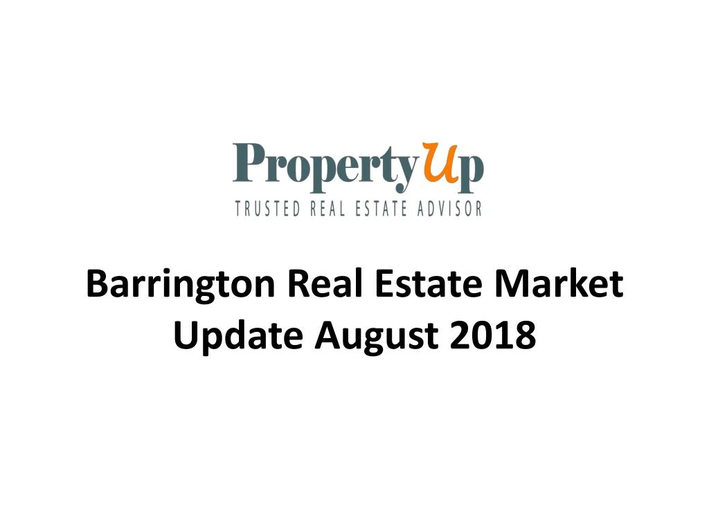 barrington real estate market update august 2018