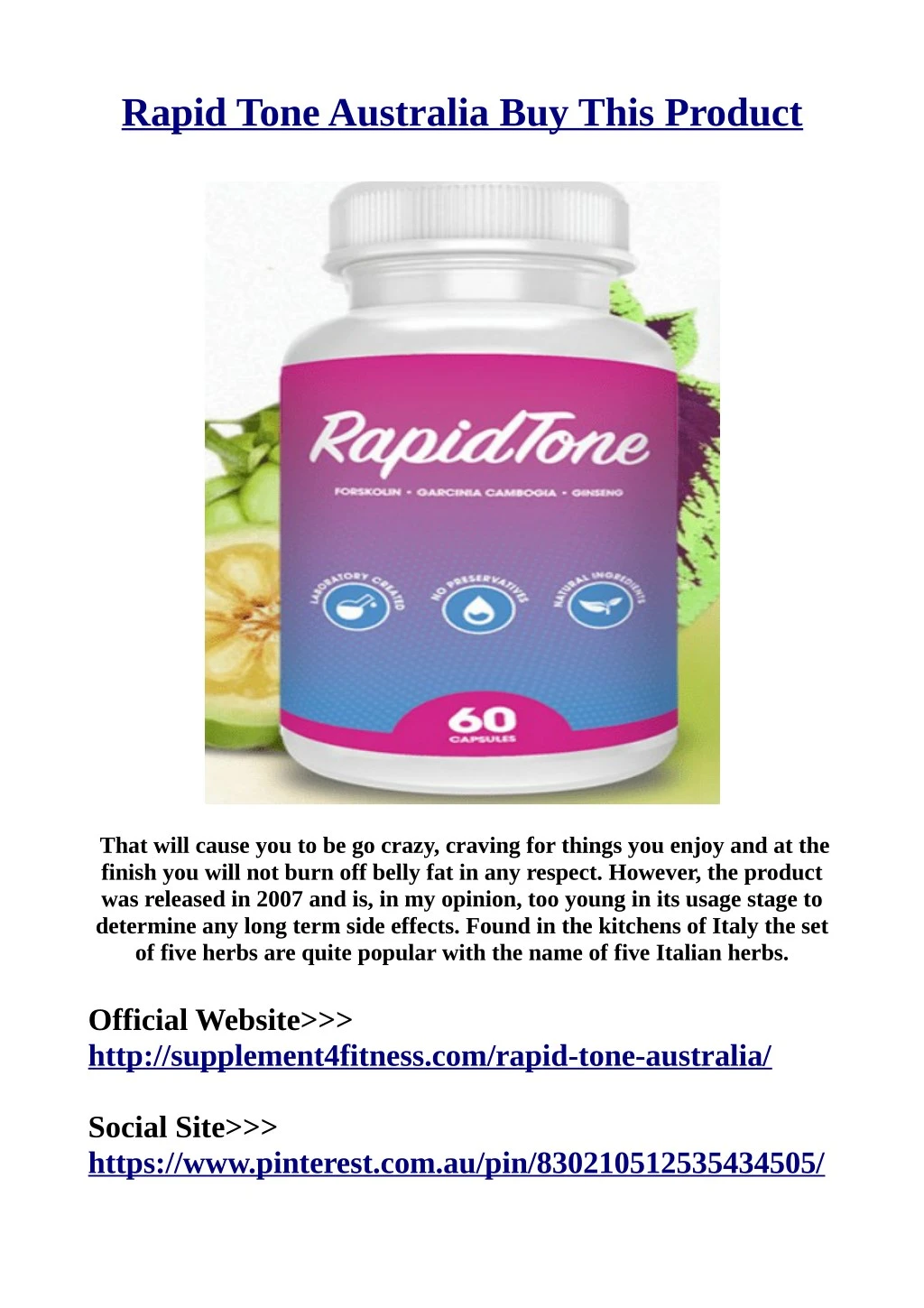 rapid tone australia buy this product